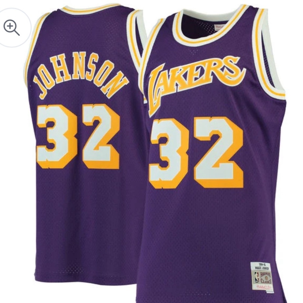 Mitchell & Ness Swingman Collection Magic Johnson Jersey!